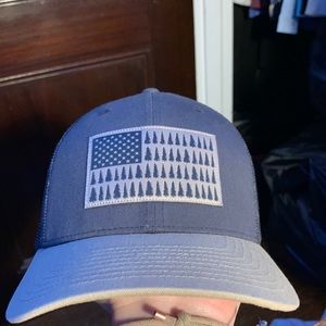 Columbia American Flag With Pine Trees